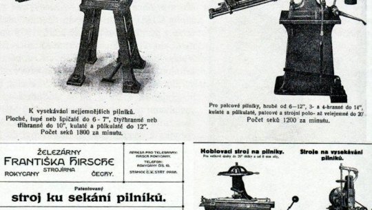 Plakát na stroje na vysekávání pilníku